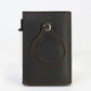 Men’s Leather AirTag RFID Anti-Theft Slim Wallet