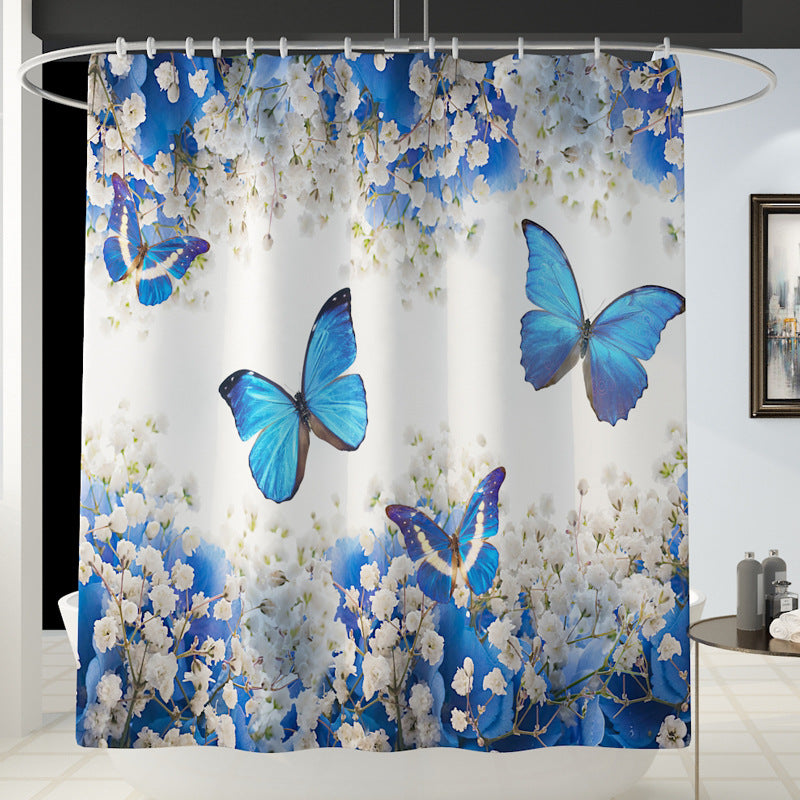 Daffodil Shower Curtain, Bathroom Partition