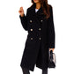 Classic Double-Breasted Wool Coat