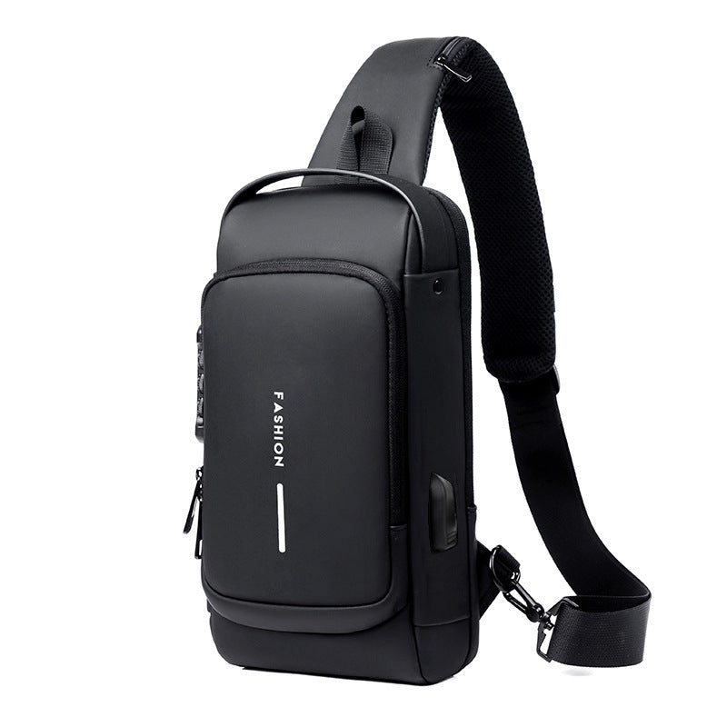 Rechargeable Anti-Theft Large Capacity Crossbody Bag