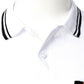 Men's POLO Shirt Two-color Stitching Cowhide