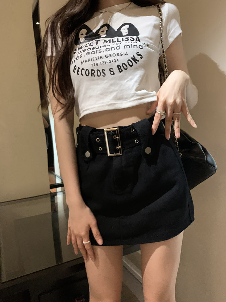 Women’s Retro High Waist Skirt