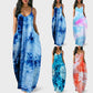 Multi-Color Printed Loose Maxi Dress