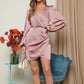 Isabella Crossed Long Sleeve Dress