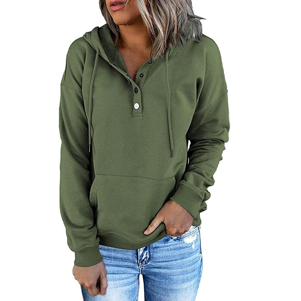 Relaxed Fit Long-sleeve Hooded Sweater