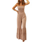 Women’s High-Waist Spaghetti Strap Jumpsuit