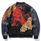 Men’s Embroidered Lion King Industrial Jacket