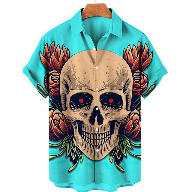 3D Summer Hawaiian Print Shirt