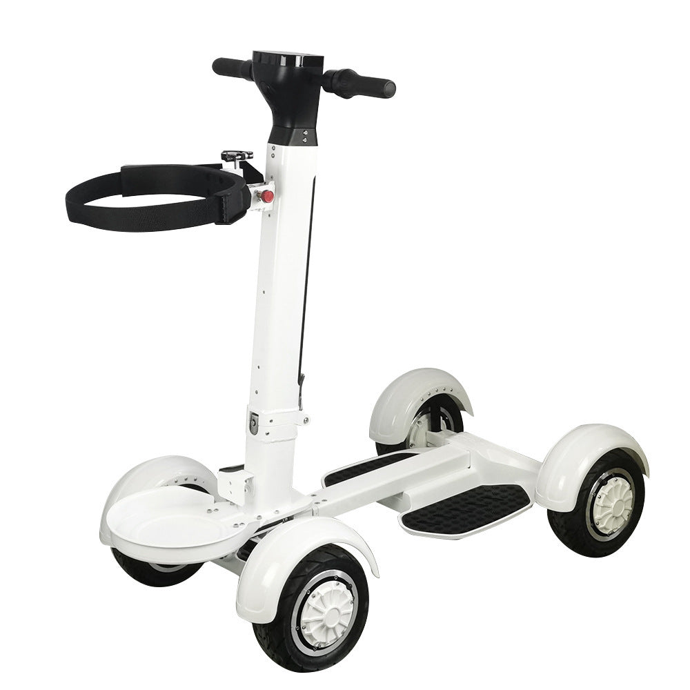 Four Wheel Golf Electric Folding Light Longboard Lawn Course Scooter