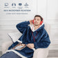 Oversized Winter TV Hoodie Blanket with Pockets