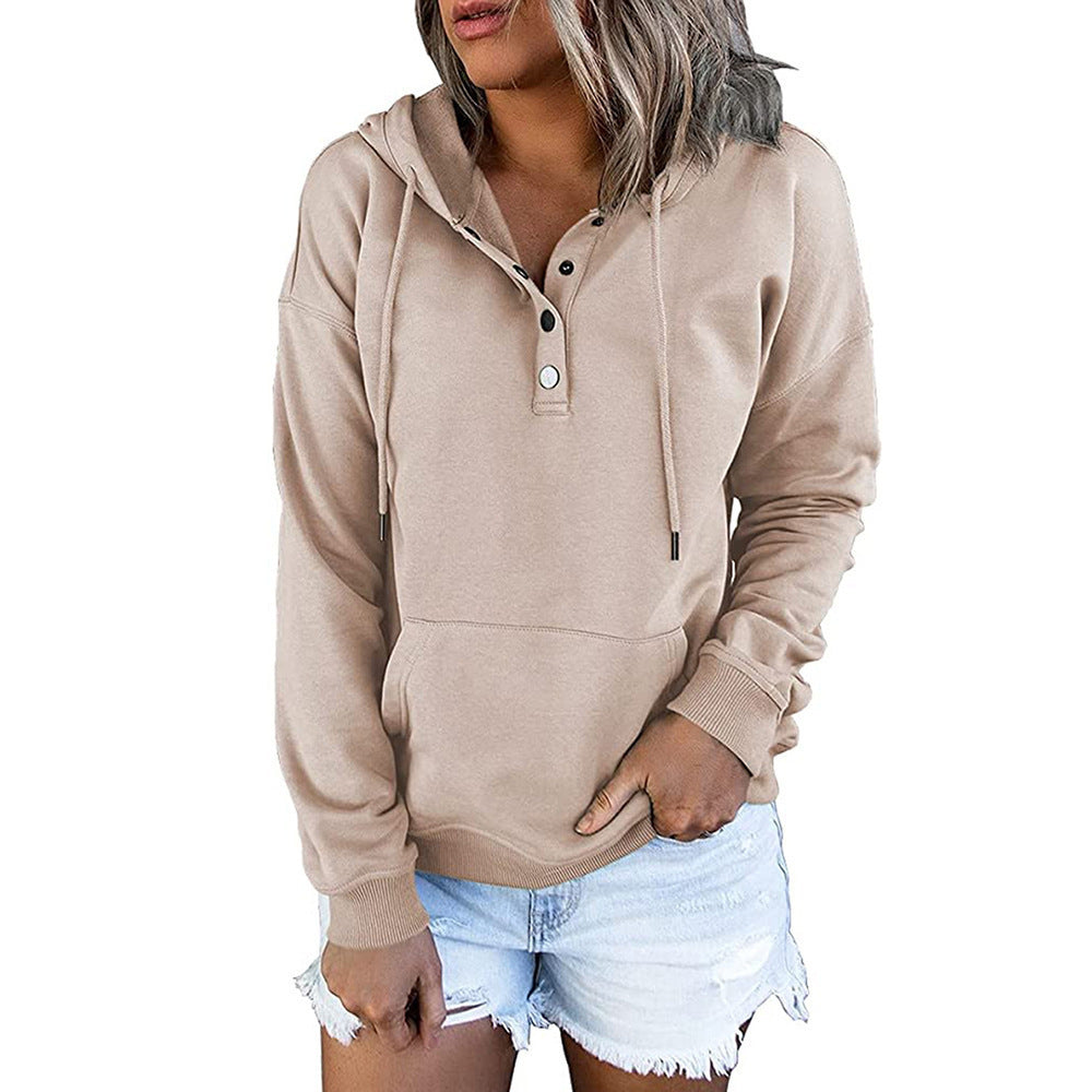 Relaxed Fit Long-sleeve Hooded Sweater