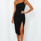 Strapless Slim Fit Midi Dress