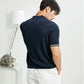 Men’s Summer Polo Shirt Zipper Lapel