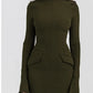 Sculpted Elegance Bodycon Dress