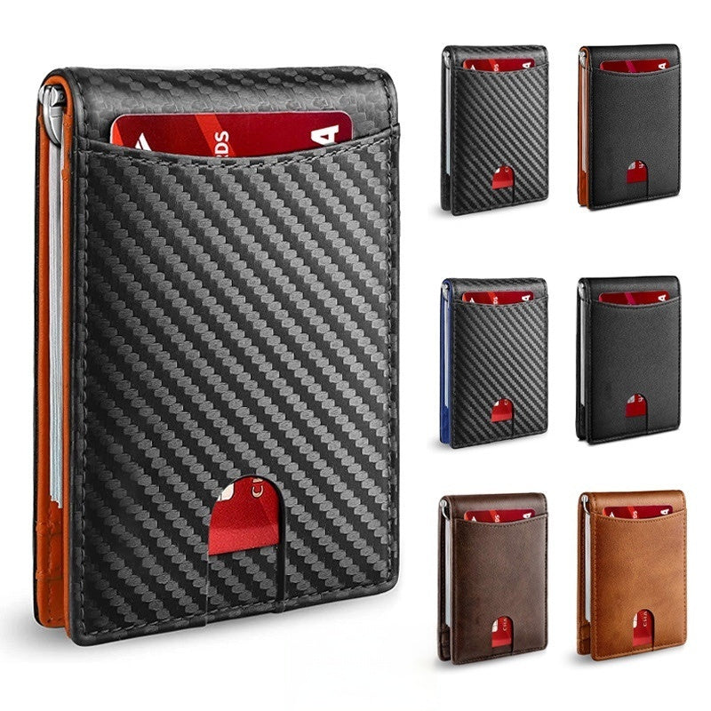 Leather RFID Multi-Function Card Sleeve