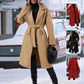 Elegant Double-Breasted Trench Coat with Belt