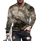 Men’s Long-sleeved Round Neck T-shirt