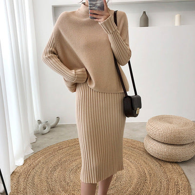 SaddleChic Two-Piece Knit Dres