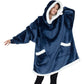 Oversized Winter TV Hoodie Blanket with Pockets