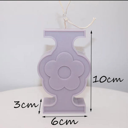 Geometric Love Flower Scented Candle Mold