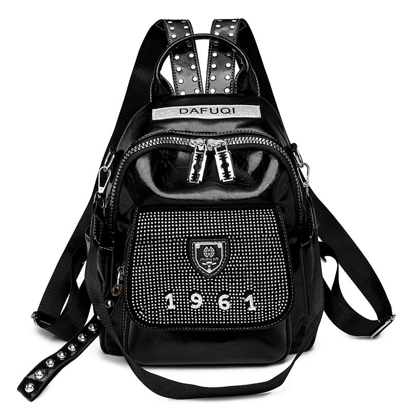 SparkLuxe Diamond Backpack