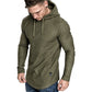 Men’s Casual Hoodie Long Sleeve Slim Fit Gym Sweatshirt