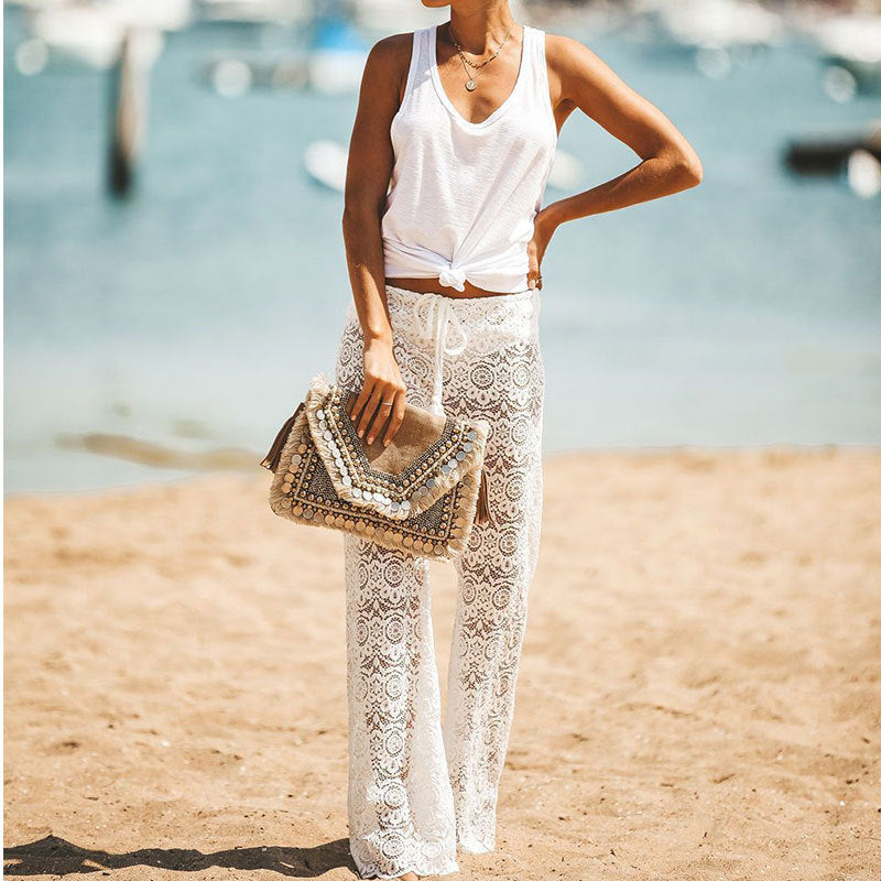 Lace Hollow Beach Pants