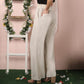 Breezy Solid Color Women’s Casual Trousers