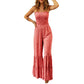 Women’s High-Waist Spaghetti Strap Jumpsuit