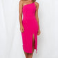 Strapless Slim Fit Midi Dress