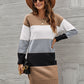 ColorMix Round Neck Knit Dress