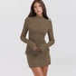 Sculpted Elegance Bodycon Dress