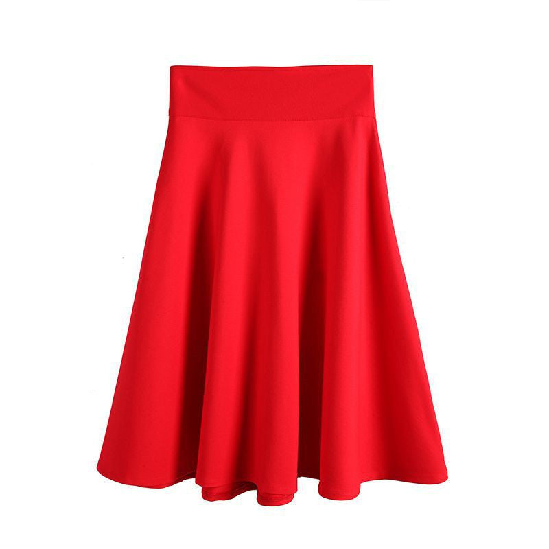 Versatile Umbrella Midi Skirt