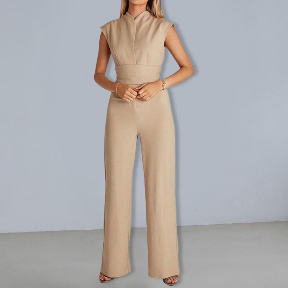 Women’s Modern Solid Wide-Leg Pants