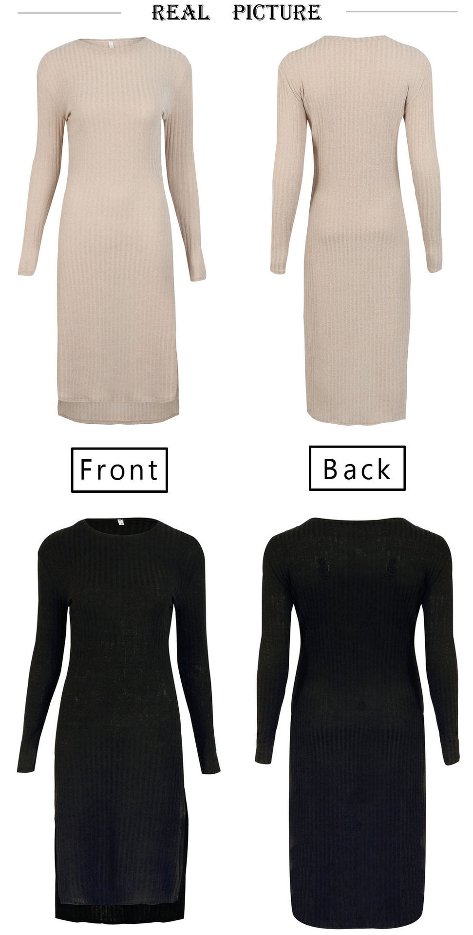 Sleek Perfection Slim Knit Dress