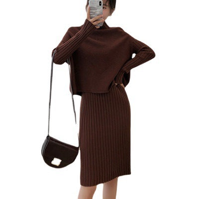 SaddleChic Two-Piece Knit Dres