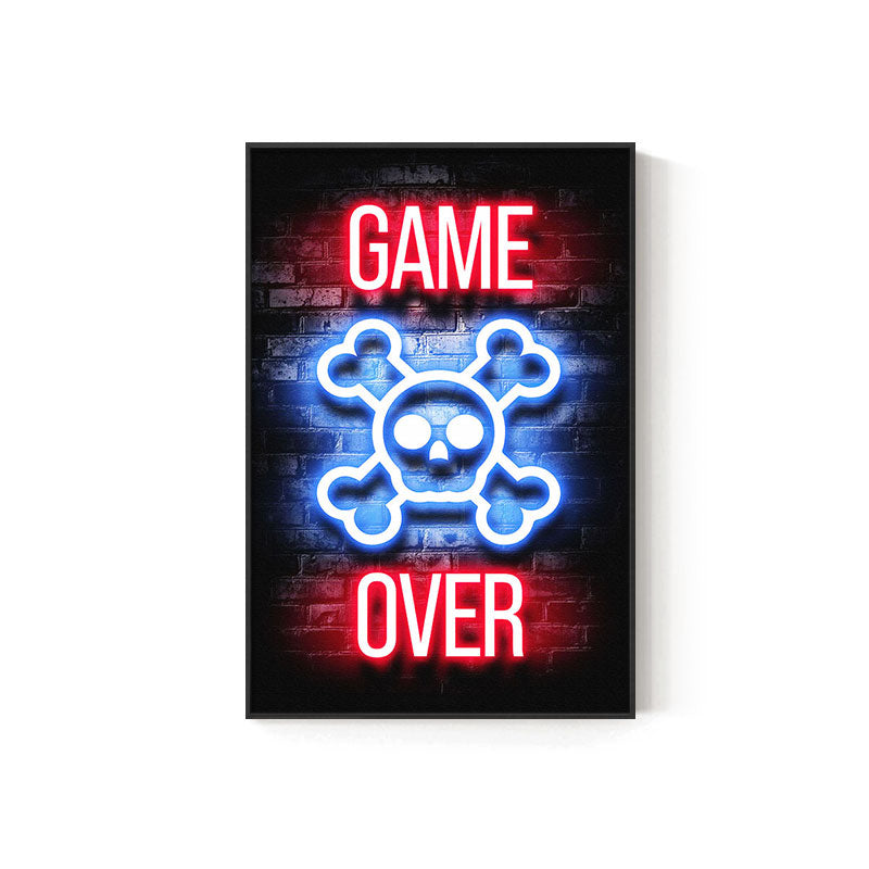 Stylish Neon Gaming Wall Decor