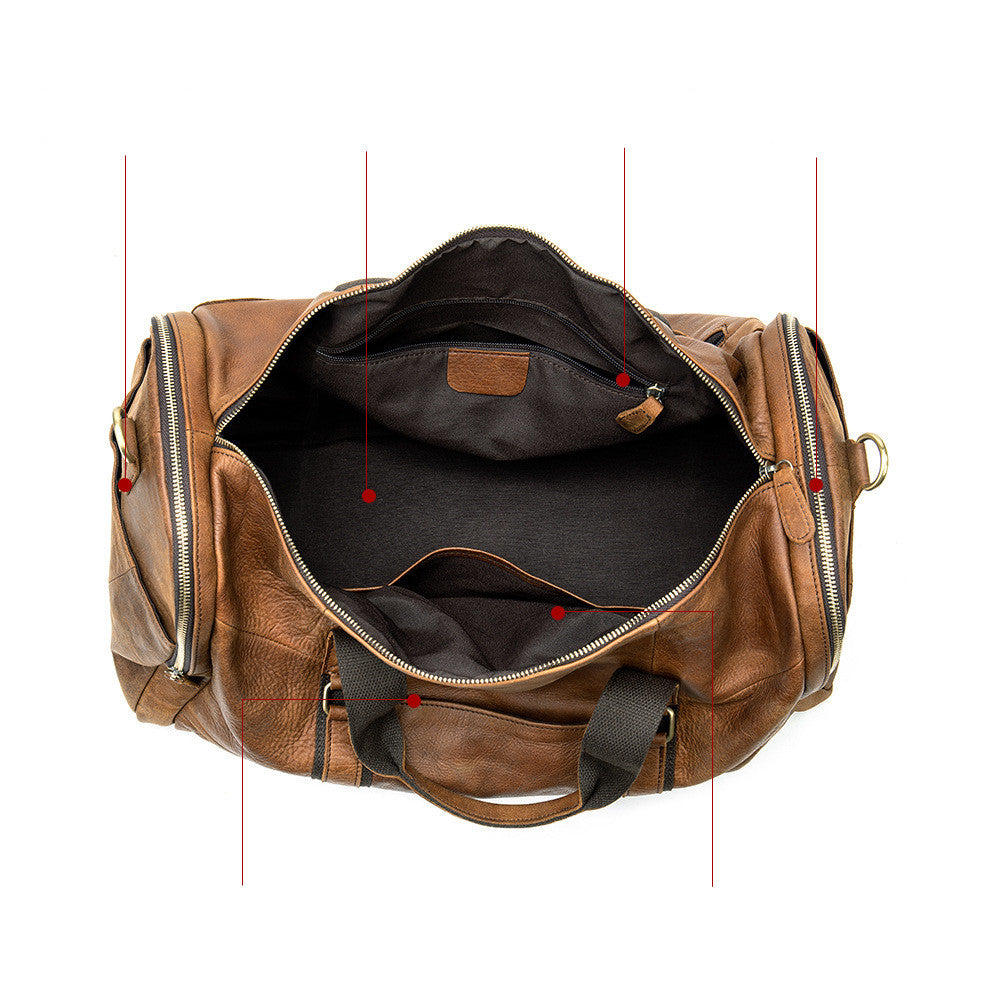 ExecutivePrime Leather Duffel Bag