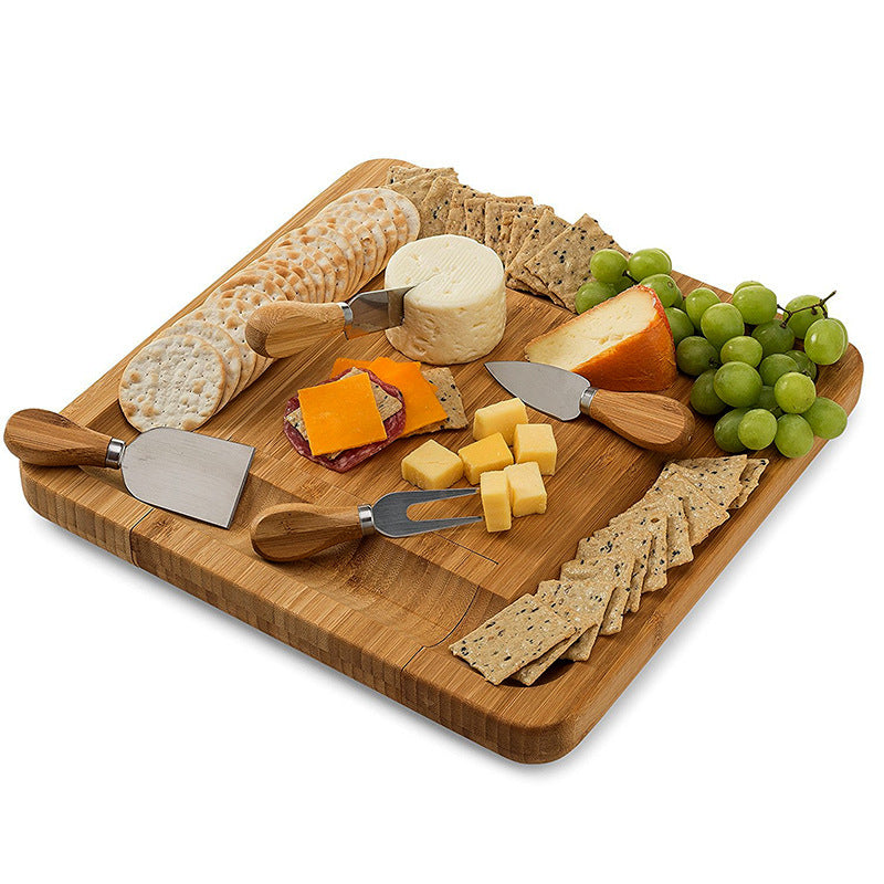 Multipurpose Cheese & Knife Storage Cutting Board