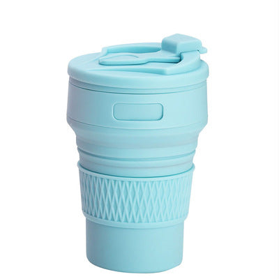 Collapsible Silicone Coffee Cup - Portable Folding Cup