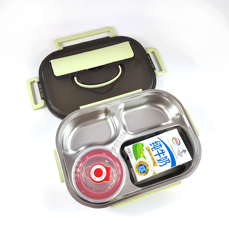 Insulated Separated Lunch Box with Lid