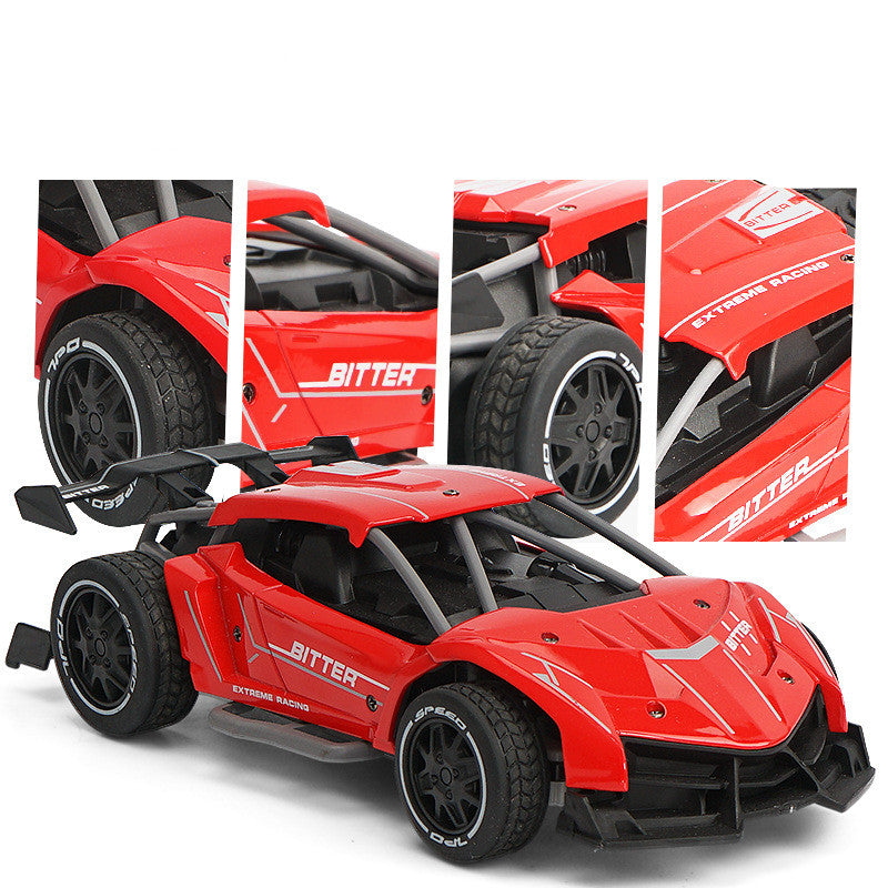 ChargeRunner: High-Speed Four-Wheel Drive Alloy Off-Road RC Car with Wireless Charging