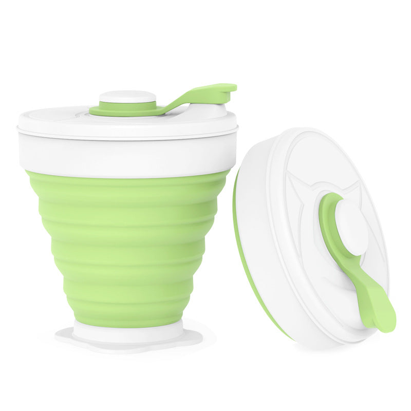 Collapsible Silicone Coffee Cup - Portable Folding Cup