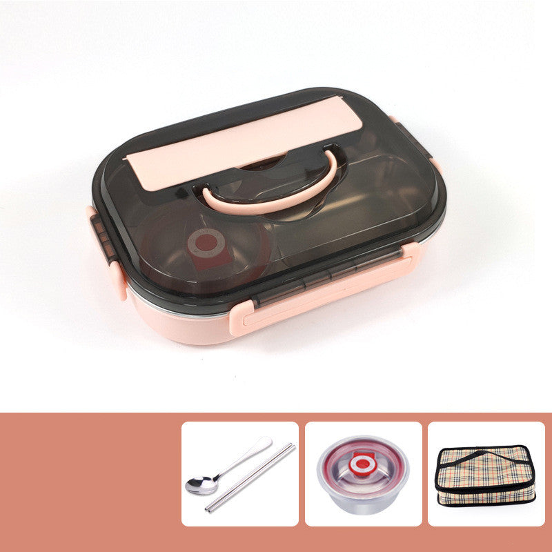 Insulated Separated Lunch Box with Lid