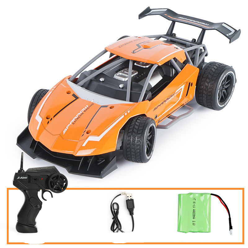 ChargeRunner: High-Speed Four-Wheel Drive Alloy Off-Road RC Car with Wireless Charging