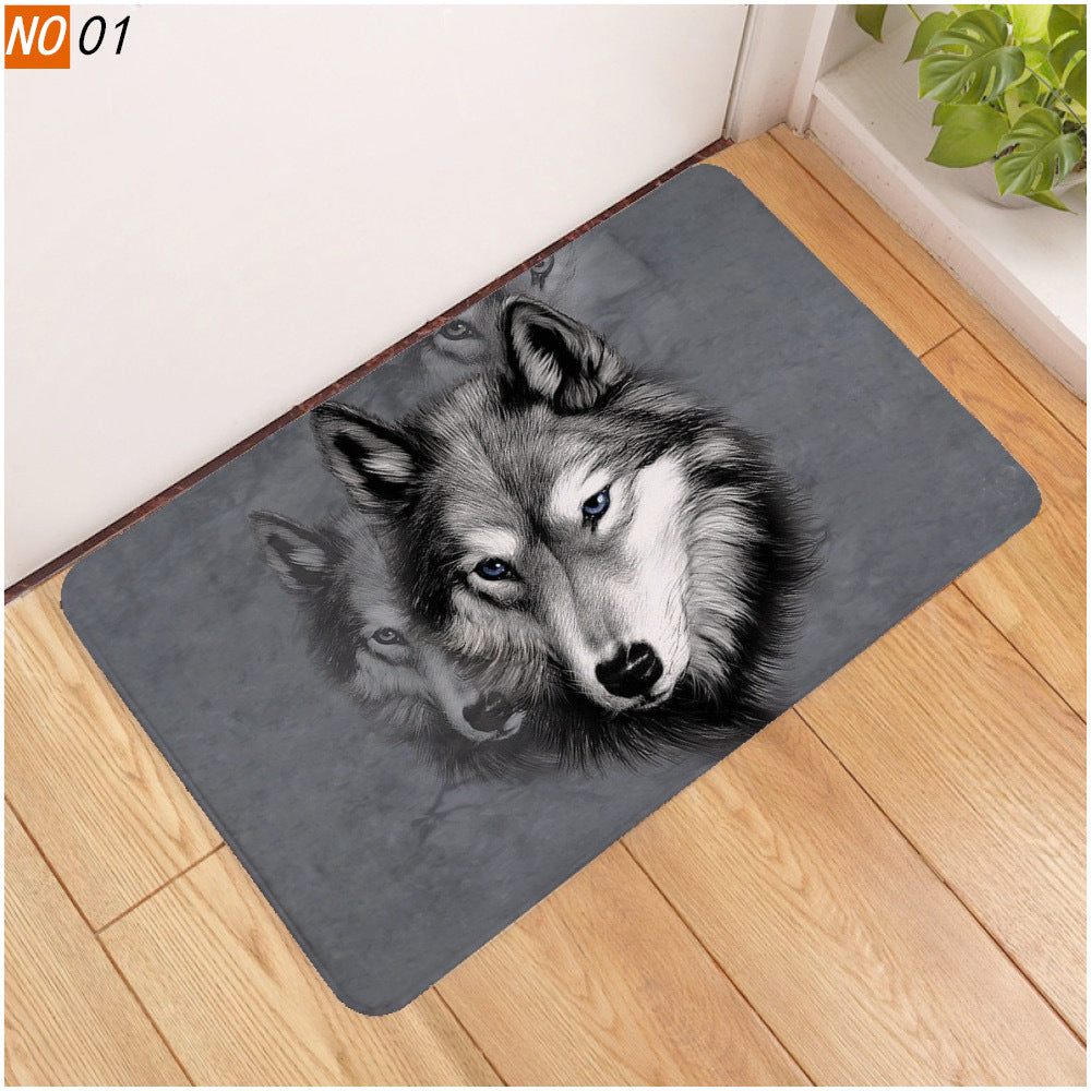 Cozy Flannel Entrance Mat