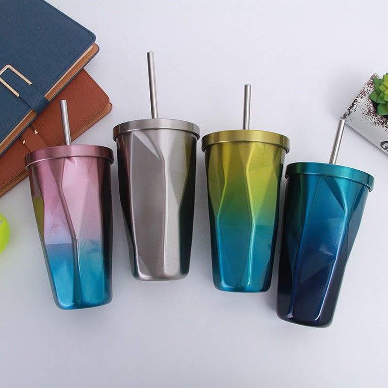 Stainless Steel Diamond Sippy Cup