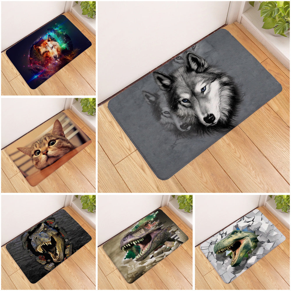 Cozy Flannel Entrance Mat