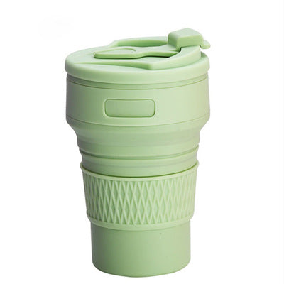 Collapsible Silicone Coffee Cup - Portable Folding Cup