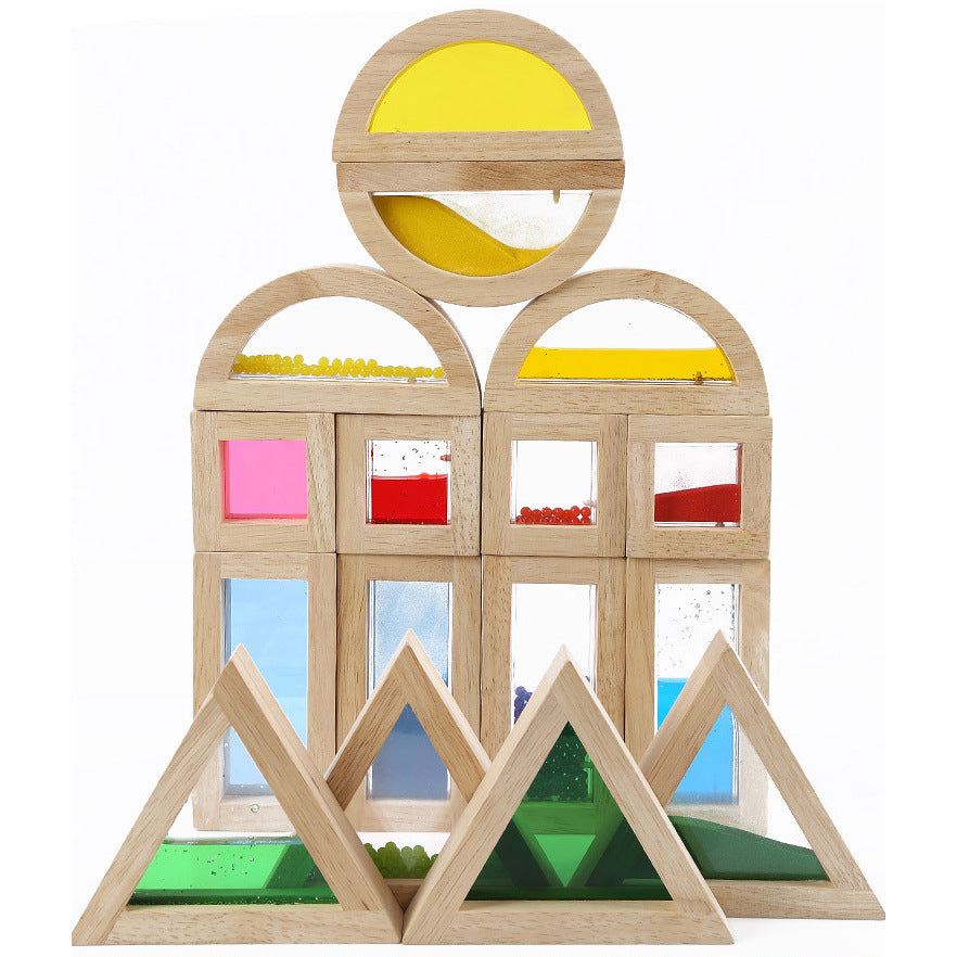 RainbowCraft Wooden Building Blocks